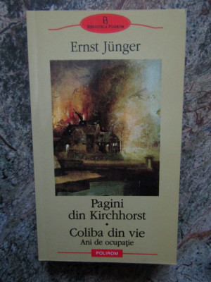 PAGINI DIN KIRCHHORST. COLIBA DIN VIE - ERNST JUNGER foto