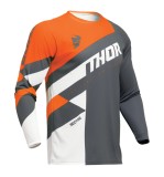 Bluza enduro motocross Thor Sector Checker Gri Porocaliu