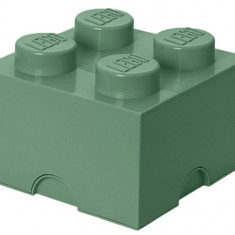 LEGO Cutie depozitare LEGO 2X2 verde nisip Quality Brand