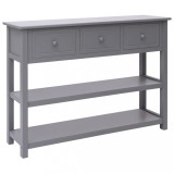 vidaXL Dulap, gri, 108x30x76 cm, lemn masiv paulownia 338546