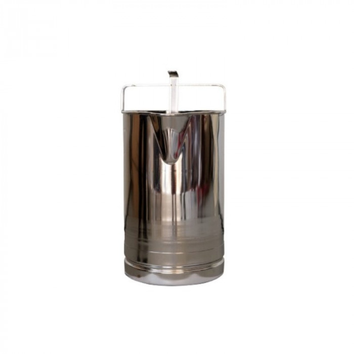EMT. Bidon inox cu flotor pentru masurarea laptelui - 20 litri EMT3567