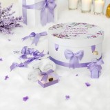 Cumpara ieftin Trusou Botez cu 8 Piese Imprimat, Poezie, Culoare Violet - TB210
