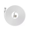 Cablu Date Remax Rayen Micro USB RC-075, 1m, Alb, Incarcare &amp; Transfer Date, Universal