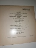 DISC / VINIL / - FERENC LISZT CONCERTUL 1 SI 2 PENTRU PIAN SI ORCHESTRA