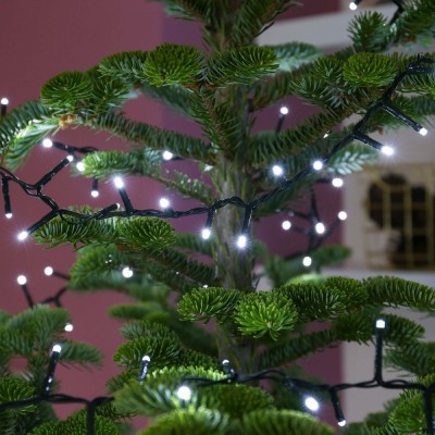 Instalatie de Craciun, Premium Flippy&amp;reg;, Tip Liniara / Sirag, 50 m, 500 LED-uri Mari, Alb Rece foto