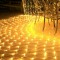 Instalatie craciun yoto, tip plasa, 2 m x 2 m, 160 led-uri, prelungitor 1.5 m, 8 jocuri de lumini, interconectabila, fir transparent, interior/exterio