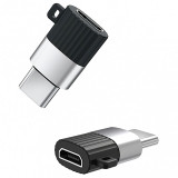 Adaptor Conversie MicroUSB la USB Type-C XO Design NB149-A, Negru