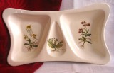 PLATOU CERAMICA POOLE ANGLIA DECOR BOTANICA 25.5 CM