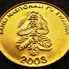 Moneda exotica 5 AMAFARANGA - RWANDA, anul 2003 *cod 2530 = UNC