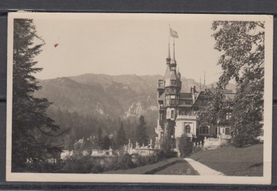 SINAIA CASTELUL REGAL CASTELUL PELES SINAIA CIRCULATA 1932 foto