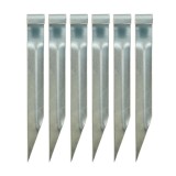 Set 6 Ancore Fixare Trambulina Leagan Poarta Otel 35 cm