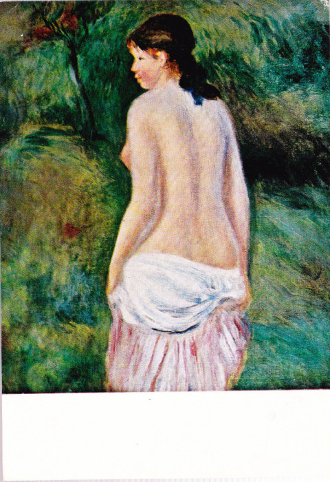 AMS - ILUSTRATA/VEDERE AUGUSTE RENOIR - NUD IN PEISAJ, NECIRCULATA