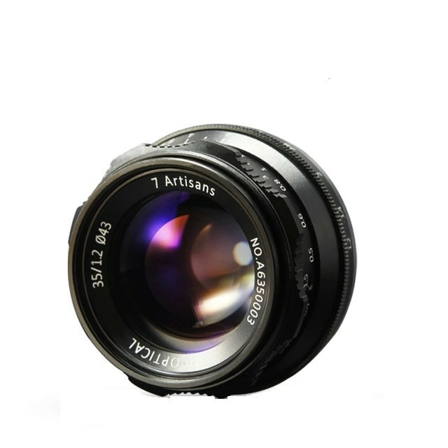 Obiectiv manual 7Artisans 35mm F1.2 negru pentru Nikon Z-mount