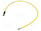 Cablu M12 5 pini drept 0,6m pentru senzori și automatizări MURRELEKTRONIK IP67