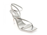 Sandale elegante ALDO argintii, SCINTILLA 040, din piele ecologica