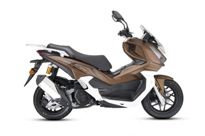 Scuter Barton X-Trail 125cc, ABS, camera, culoare maro Cod Produs: MX_NEW MXTRAIL125MANE foto