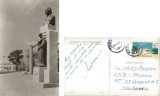 *Romania, Constanta, Statuia &quot;M. Eminescu&quot;, carte postala ilustrata, circulata intern, 1964