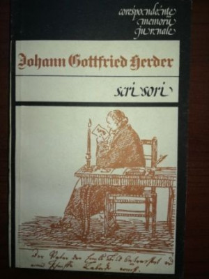 Scrisori- Johann Gottfried Herder foto