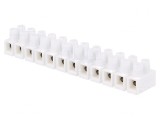 Conector terminal cu șurub 4mm2 400V 32A alb