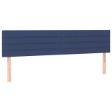 Cumpara ieftin Tablii de pat, albastru, 200x5x78/88 cm, textil