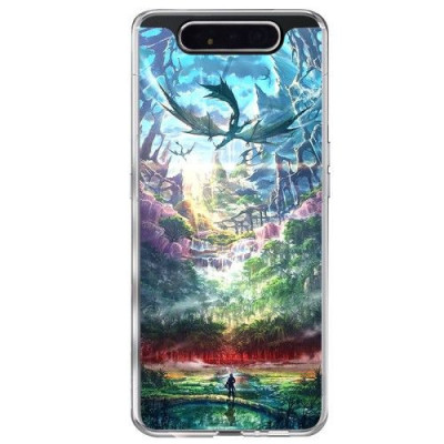 Husa Telefon Samsung Galaxy A80 / A90 TPU Multicolora foto