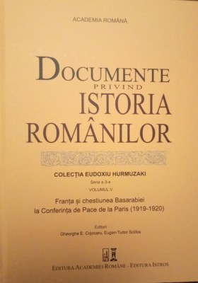 Documente privind istoria rom&amp;acirc;nilor, colecția Hurmuzaki, seria a 3-a, vol. V foto