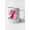 Cana alba personalizata, Nerd Chicken model 1, INOVATIX&reg;. 330 ml