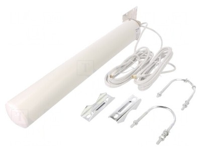 Antena Albă SMA 50W 3m 15dBi 3300-3800MHz foto