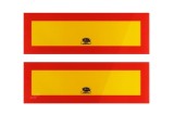 Placute reflectorizante pentru camioane 10x30 cm