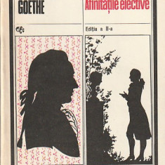 J. W. GOETHE - SUFERINTELE TANARULUI WERTHER. AFINITATILE ELECTIVE ( CLU )