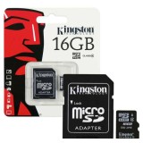 Kingston Micro SD, 16GB, Class 4