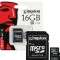 Kingston Micro SD, 16GB, Class 4