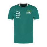 Aston Martin tricou de bărbați official Teamline Replica green F1 Team 2025 - S