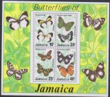 Timbre cu fluturi din Jamaica