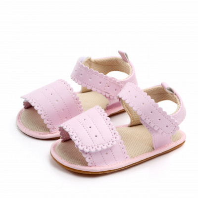 Sandale fetite roz cu bareta cu arici (Marime Disponibila: 12-18 luni (Marimea foto