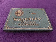 Reclama veche,cutie WAVERLEY Virginia Cigaretes Lambert@Butler England 50 tigari
