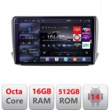 Navigatie Peugeot 208/2008 2012-2018 Edotec Kit-PSA 8 core QLED 2K 16+512 360 Android Waze USB Navigatie Internet Youtube Radio CarStore Technology