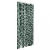 Cumpara ieftin Perdea pentru insecte, verde si alb, 100 x 220 cm, chenille