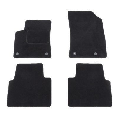 Set covorase auto mocheta Velor OPEL CROSSLAND X, 03.2017-01.2021; CROSSLAND, 01.2021-, negru, foto