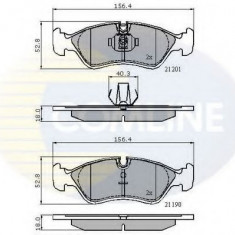 Set placute frana,frana disc DAEWOO ESPERO (KLEJ) (1991 - 1999) COMLINE CBP01007