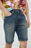Cumpara ieftin Levi&#039;s pantaloni scurti jeans barbati, culoarea albastru marin