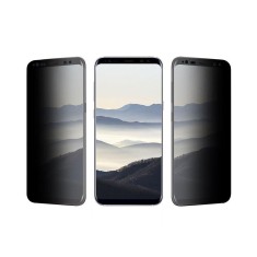 Set 2 folii de sticla Samsung Galaxy S9 Plus, Privacy Glass MyStyle, folie securizata duritate 10H