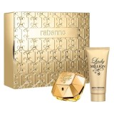 Paco Rabanne Lady Million Set cadou pentru femei EDP 80 ml + 100 ml loțiune de corp