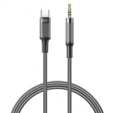 CABLU AUDIO JACK 3.5MM TATA - TIP C 1M - NEGRU