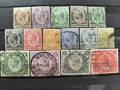KENYA UGANDA 1922/27 GEORGE V foto