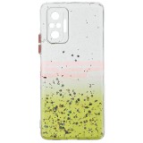 Husa Xiaomi Redmi Note 10 Pro 4G, TPU Gradient Glitter, Transparenta, Protectie Camera