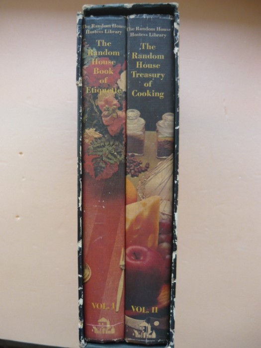 THE RANDOM HOUSE TREASURY OF COOKING / BOOK OF ETIQUETTE (2 volume) - 1967