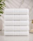 Cumpara ieftin Set 5 Prosoape Corp Royal Line 70x140 cm, 100% Bumbac, 550 GSM, Calitate Hoteliera, Oeko-tex