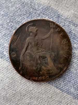 ONE PENNY 1912 - MAREA britannie foto