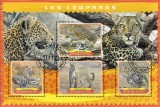 Mali 2022: Leoparzi, Set Complet Colita + Bloc, Timbre Straine, Fauna Africana, Colectie Timbru, Tema Animala, Emisiune Filatelica